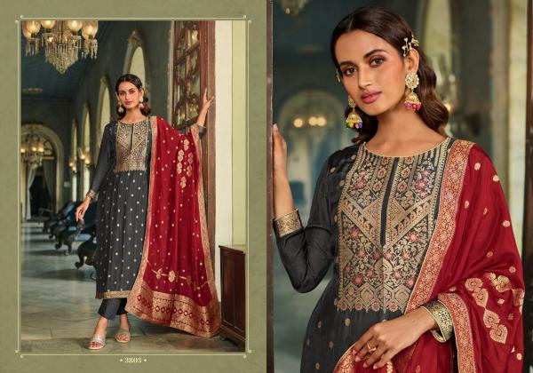 Zisa Charmy Mehar Weaving Silk Designer Salwar Kameez